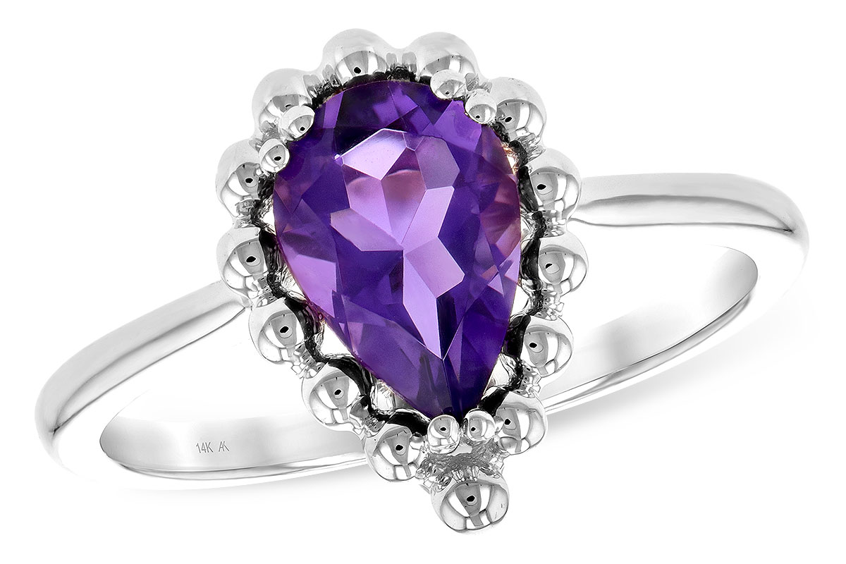 A225-49794: LDS RING 1.06 CT AMETHYST