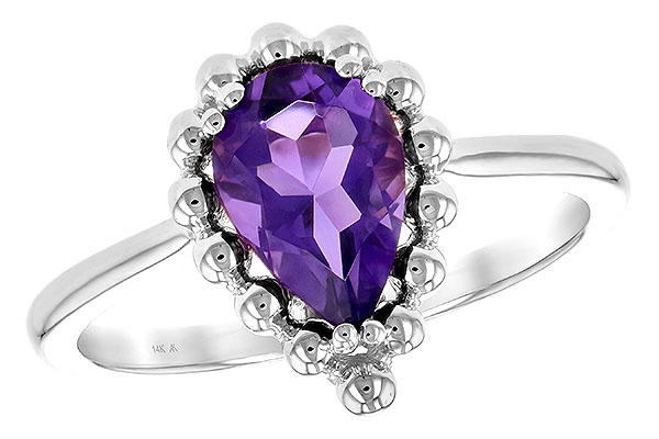 A225-49794: LDS RING 1.06 CT AMETHYST