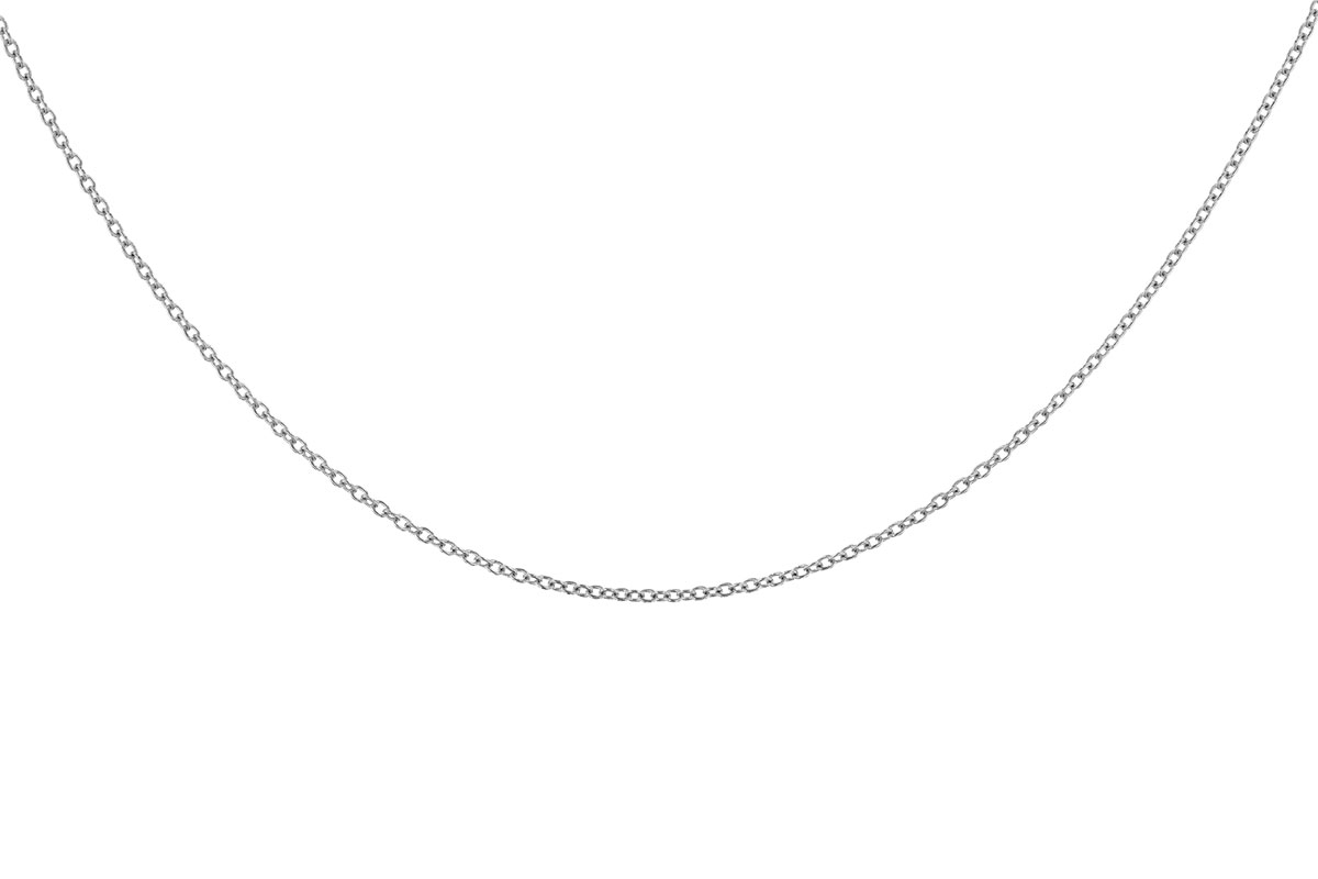 F310-07030: CABLE CHAIN (18IN, 1.3MM, 14KT, LOBSTER CLASP)