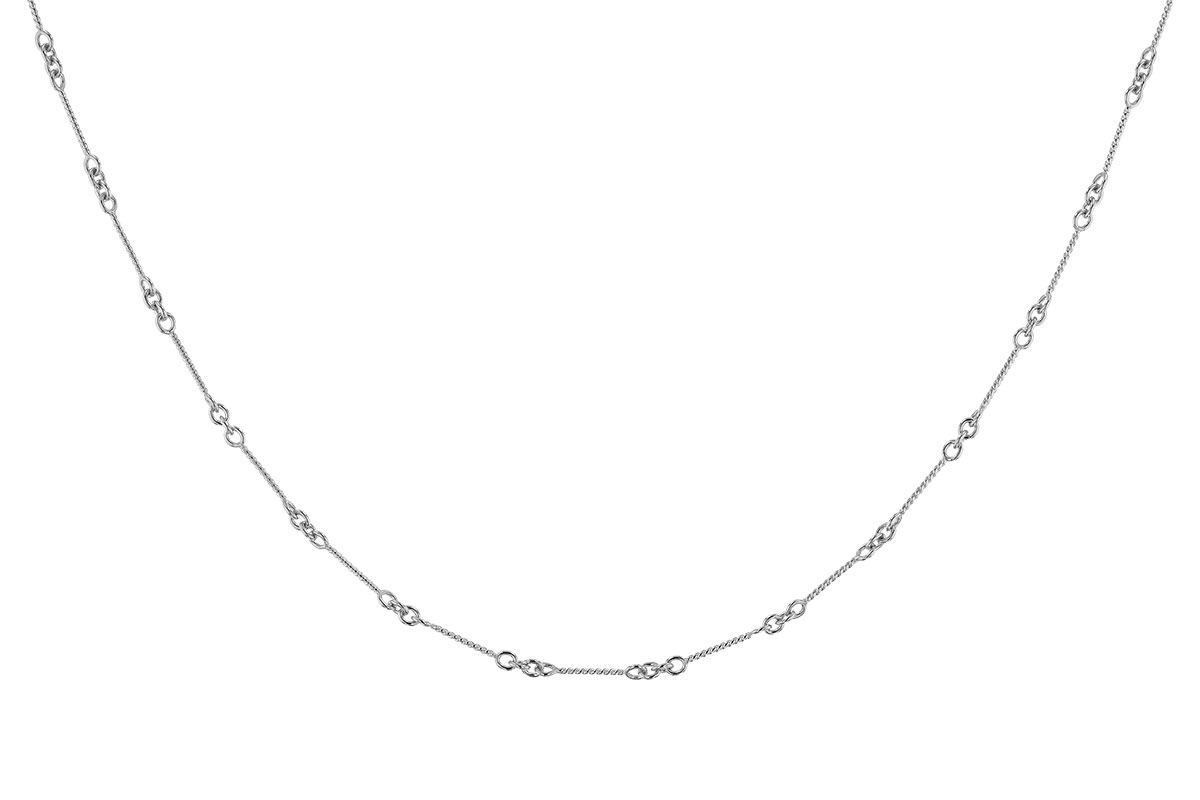 G310-06166: TWIST CHAIN (18IN, 0.8MM, 14KT, LOBSTER CLASP)