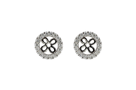 K223-67921: EARRING JACKETS .24 TW (FOR 0.75-1.00 CT TW STUDS)