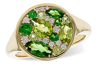 A310-95203: LDS RG 1.34 TW SEMI-PRECIOUS (TSAV, PER) 1.50 TGW