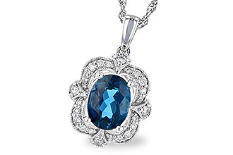 B309-16121: NECK 1.35 LONDON BLUE TOPAZ 1.50 TGW