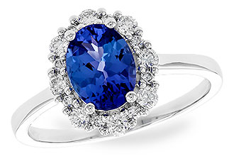 B310-05258: LDS RG 1.02 TANZANITE 1.30 TGW (8x6 OVAL)
