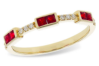 B310-96094: LDS WED RG .34 RUBY .41 TGW
