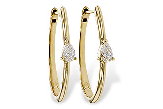 D310-93403: EARRINGS .45 TW PEAR DIAMONDS