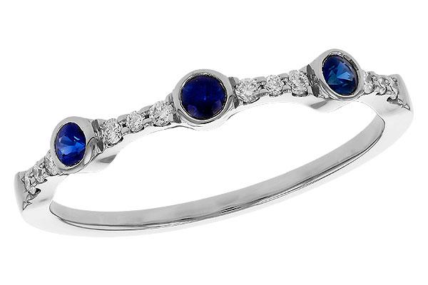 G310-94312: LDS WED RG .16 SAPPHIRE .25 TGW