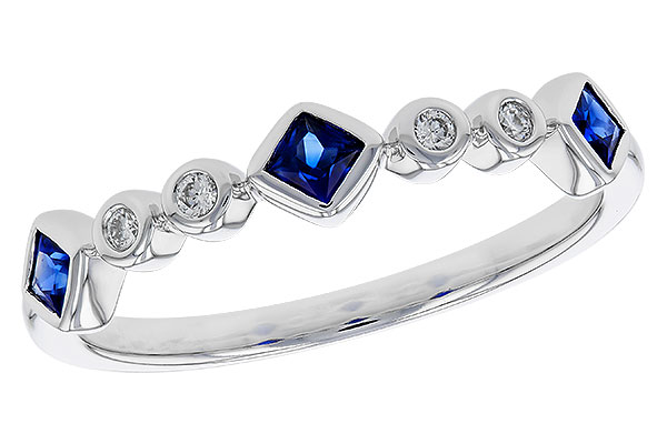 K310-96093: LDS WED RG .25 SAPPHIRE .30 TGW