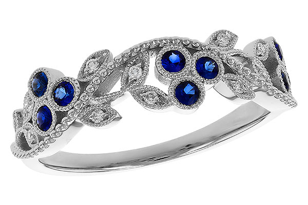 K310-99730: LDS WED RG .23 SAPPHIRE .29 TGW