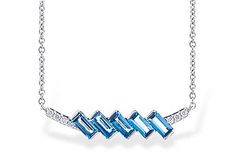 L309-17066: NECK .75 LONDON BLUE TOPAZ .80 TGW