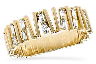M226-41557: LDS DIA WED RG .24 TW BAGUETTES